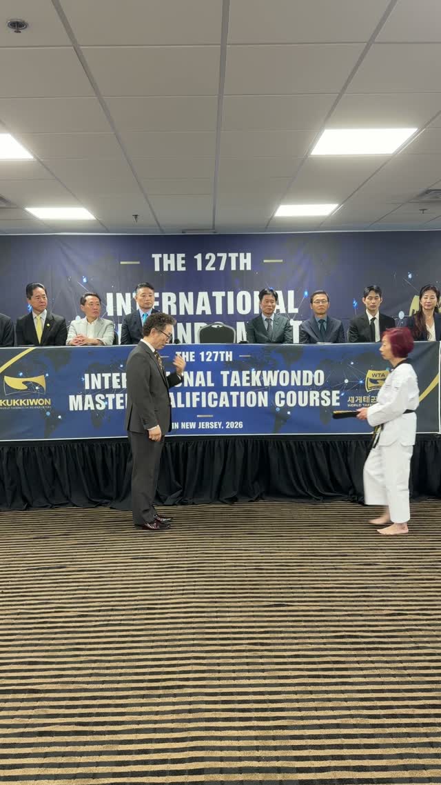 Highlight video 9 from the 127th International Taekwondo Master Qualification Course