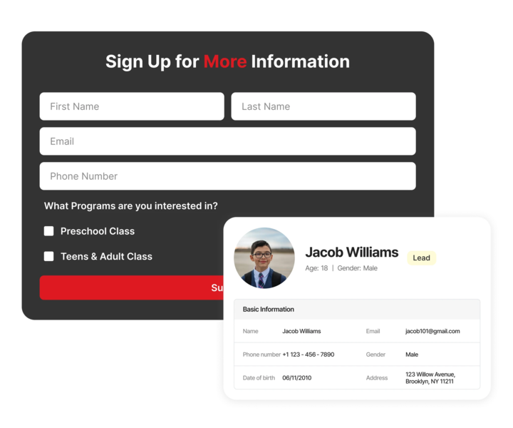 Lead conversion