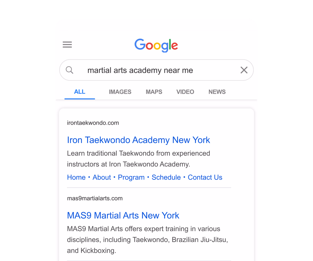 SEO and search optimization